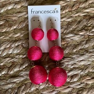Hot Pink earrings